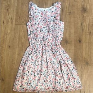 Abercrombie Kids Floral Dress with Red and Blue Accents